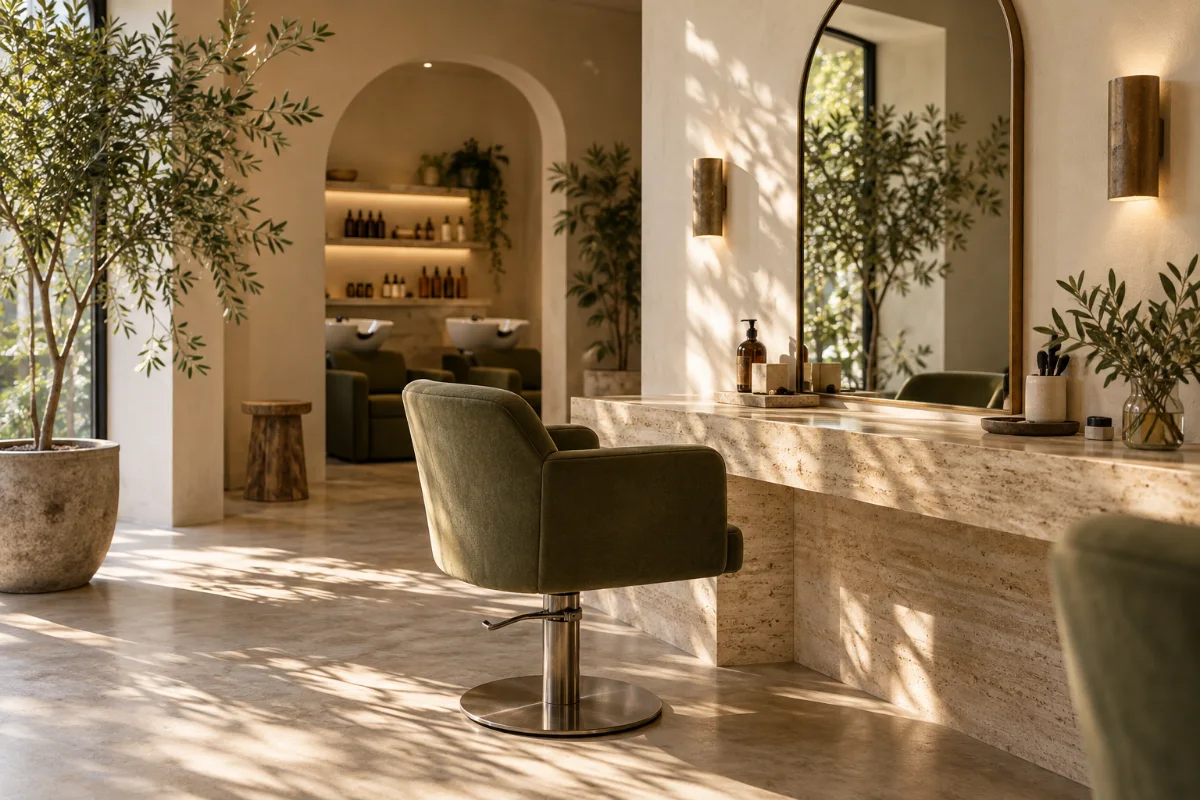 Espacio de Oliva Studio, salón de belleza
