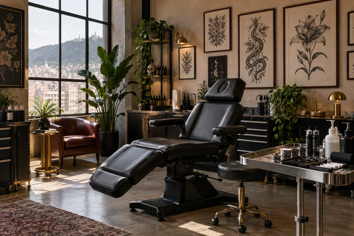 Espacio de Umbral Ink, estudio de arte corporal